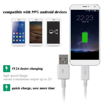 Befu 1.5M 2A Micro USB To USB 2.0 Charging Cable With Non-Slip Strip For Android - Intl April 2018 - 4 Befu 1.5M 2A Micro USB To USB 2.0 Charging Cable With Non-Slip Strip For Android - intl - 4
