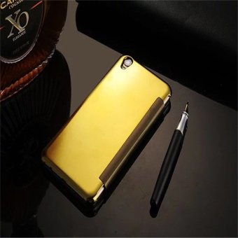Smart Sleep Mirror Leather Case Cover For Oppo R9 Plus (Gold) - Intl April 2018 - 2 Smart Sleep Mirror Leather Case Cover For Oppo R9 Plus (Gold) - intl - 2