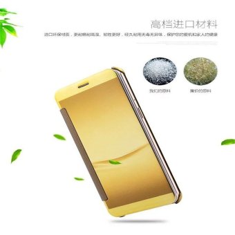 Smart Sleep Mirror Leather Case Cover For Oppo R9 Plus (Gold) - Intl April 2018 - 3 Smart Sleep Mirror Leather Case Cover For Oppo R9 Plus (Gold) - intl - 3