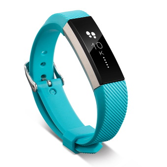 VAKIND Luxury Silicone Strap Buckle For Fitbit Alta Twill Strap (Sky Blue) April 2018 - 3 VAKIND Luxury Silicone Strap Buckle for Fitbit Alta Twill Strap (Sky Blue) - 3