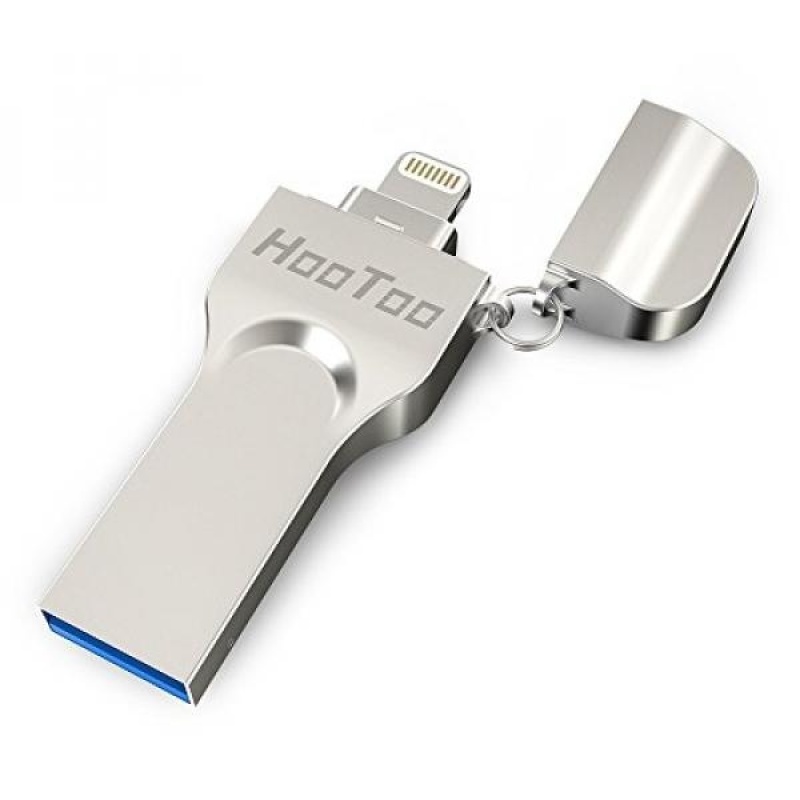 iPhone iPad Flash Drive 64GB USB emory Stick with Extended Lightning Connector for iPod iOS Windows Mac, HooToo External Storage Expansion - intl