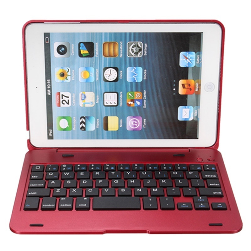 Kasdgaio 2 in 1 Bluetooth Keyboard Case Wireless Keyboard for
Tablet Waterproof Dustproof Foldable Stand Cover Holder for IPad
Mini 1 2 3 - intl Singapore