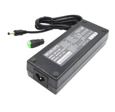 Leegoal 120W 12V 10A 3Round-Pin AC Power Supply 5.5x2.1mm DC Power Adapter for LED Light Strip (Black,100~240V) - intl