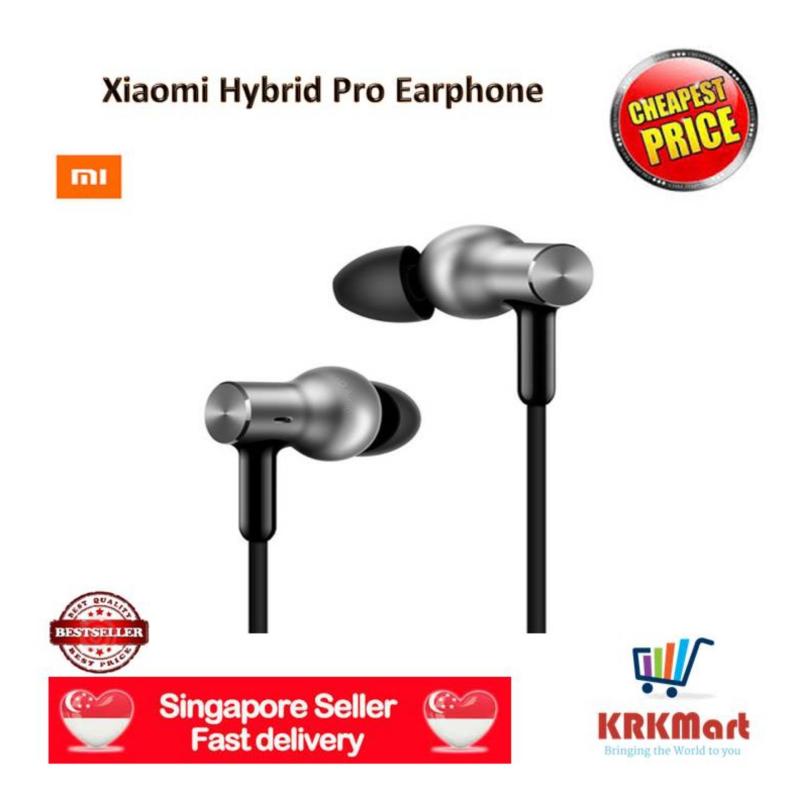 ♠ Local Seller ♠ Original Xiaomi Hybrid Pro Earphone with Multi Unit Circle Iron Mixed Wire Control Sport(Silver) Singapore