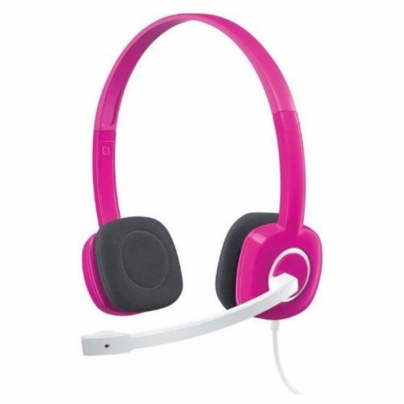 Logitech H150 Fuchsia Pink Stereo Headset Singapore