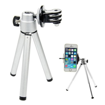 Mini Portable Aluminum Alloy Tripod Camera Accessory For GoProPhone - Intl April 2018 - 3 Mini Portable Aluminum Alloy Tripod Camera Accessory for GoProPhone - intl - 3