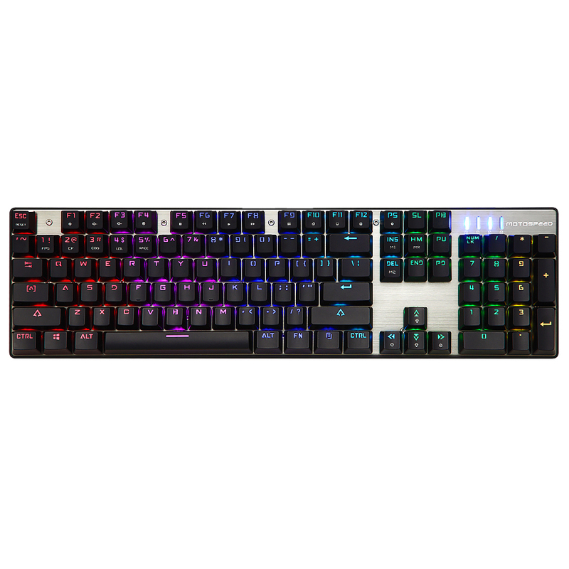 Motospeed CK104 RGB Backlit Mechanical USB Blue Switch Gaming
Keyboard - intl