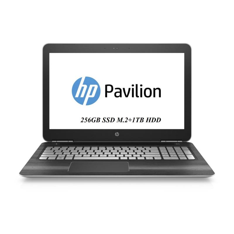New 7th Gen2017 HP Pavilion 15-BC222TX i7-7700HQ upto 3.8 Ghz 8GB RAM 256GB SSD M.2+1TB HDD NVIDIA® GeForce® GTX 1050 (4 GB GDDR5 dedicated) FullHD Win10