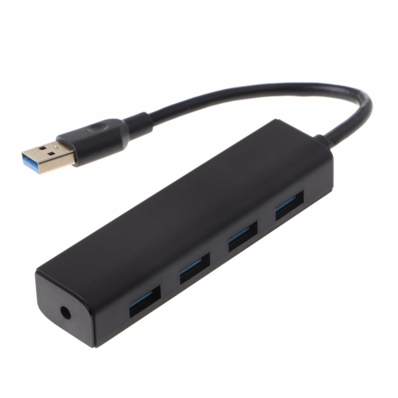 Portable 4 Ports Super Speed USB 3.0 HUB Adapter Cable For Laptop Desktop Tablet - intl
