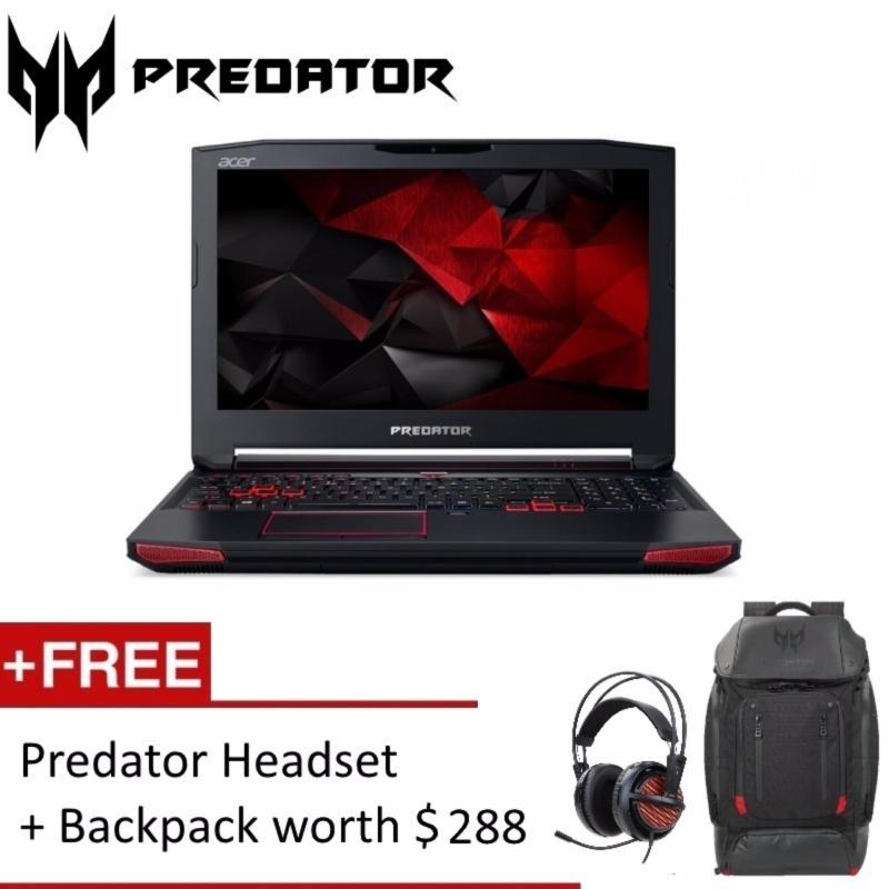 Predator G9-593-74G7 16GB DDR4 RAM Gaming Laptop (Black) - Free Predator Headset + Backpack