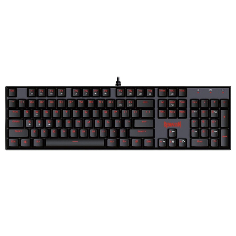 Redragon K551 VARA LED Backlit Mechanical Gaming Keyboard (Black) - intl Singapore