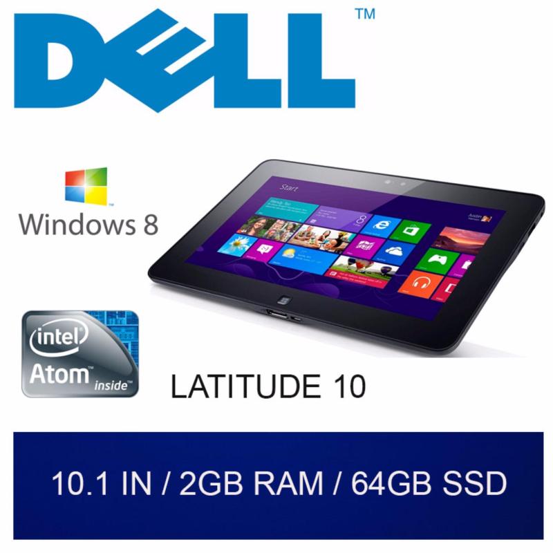 Refurbished Dell Latitude 10 Tablet / 10.1in / Atom / 2GB RAM /
64GB SSD / Windows 8 / 1 month Warranty