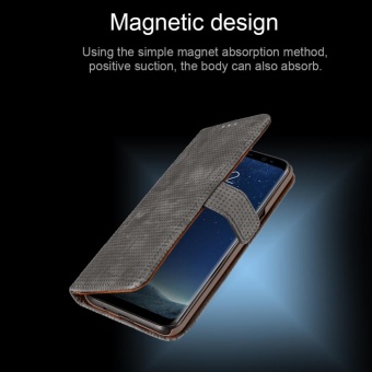 Retro Leather Wallet Flip Card Holder Case Cover For SamsungS8(Black) - Intl June 2018 - 2 Retro Leather Wallet Flip Card Holder Case Cover for SamsungS8(Black) - intl - 2