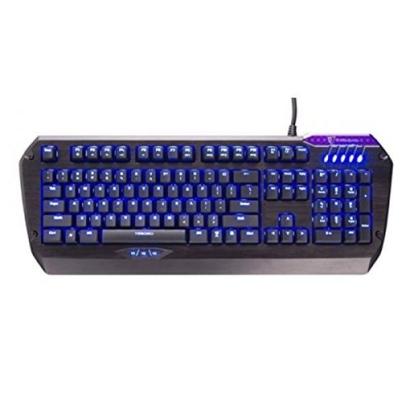 Tesoro Colada Evil G3NL Blue Cherry MX Switch USB Hub Blue LED Backlit Illuminated Aluminum Gaming Mechanical Keyboard TS-G3NL BL - intl Singapore