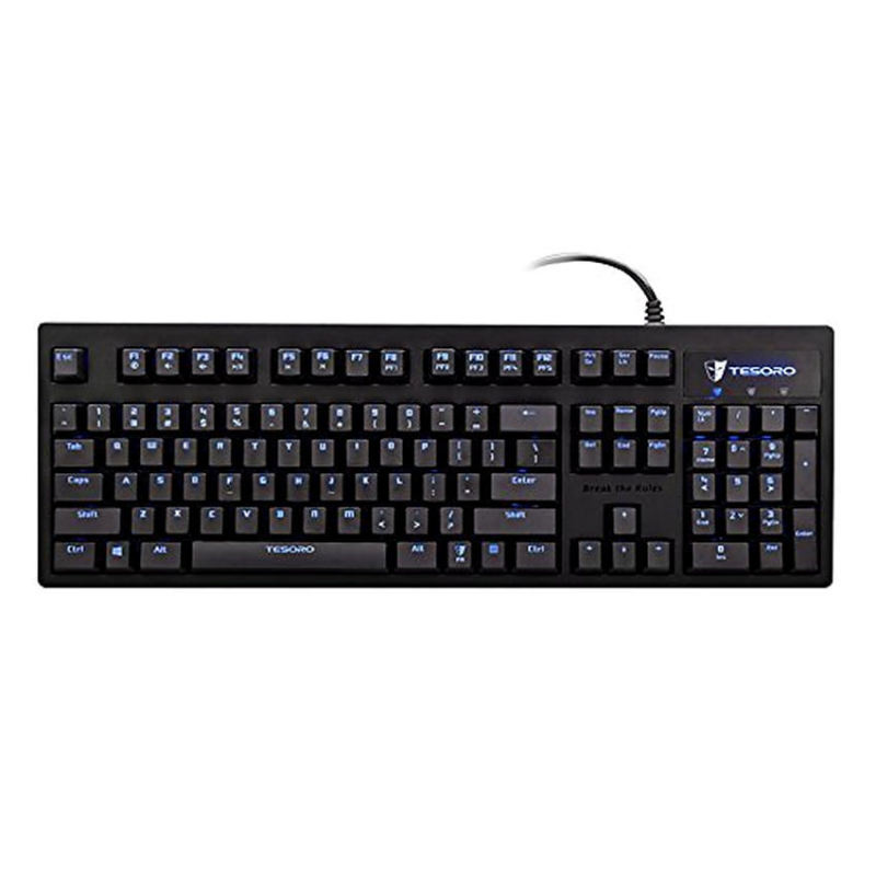 Tesoro Excalibur G7NL Blue Mechanical Switch Blue LED Backlit
Illuminated Mechanical Gaming Keyboard TS-G7NL (BL)(Export)(Intl) Singapore