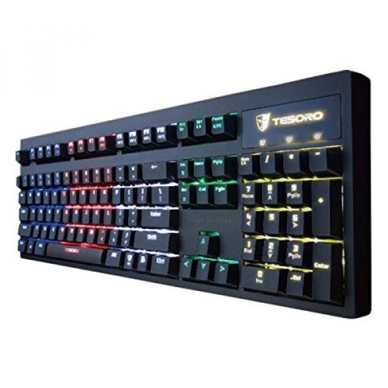 Tesoro Excalibur Mechanical Switch RGB LED Backlit Illuminated Gaming Keyboard (TS-G7NFL (BW)) - intl Singapore