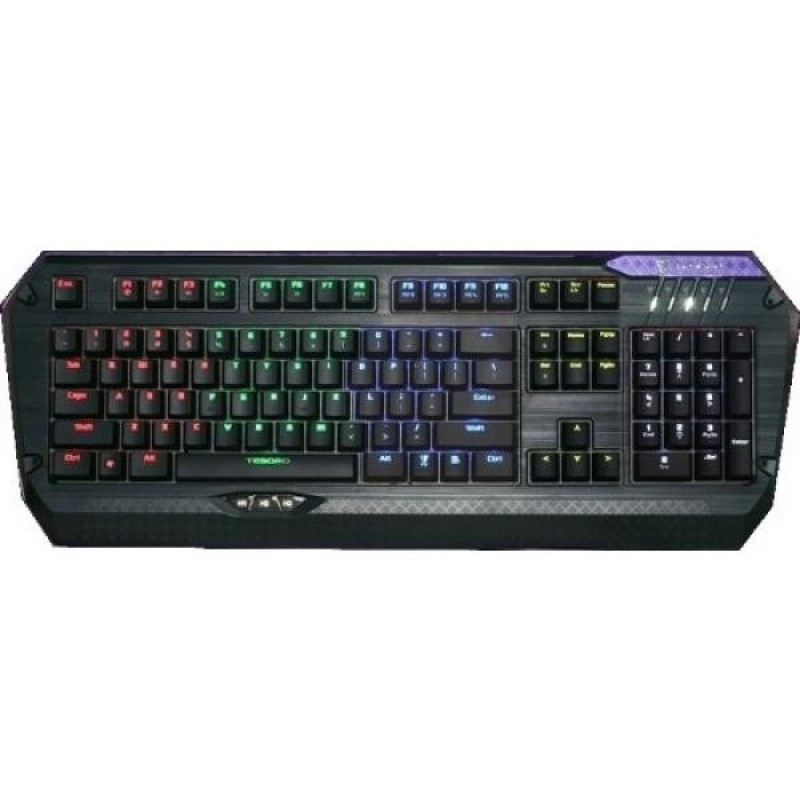 Tesoro Lobera Supreme G5NFL Black Mechanical Switch USB Hub Full Color RGB LED Backlit Side Illuminated Mechanical Gaming Keyboard TS-G5NFL (B) BK - intl Singapore
