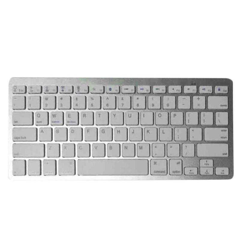 Wireless Bluetooth Keyboard For Air ipad Mini Mac Computer PC Macbook White