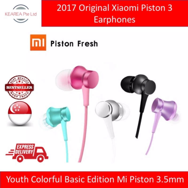 Xiaomi Mi In-Ear Headphones Basic 2017 (Black/Silver/Pink/Blue/Purple) Singapore