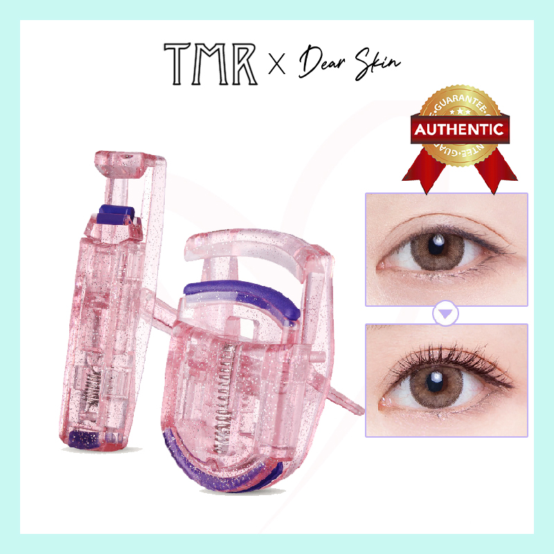 TMR Kẹp uốn mi, bấm lông mi 2 size bảng rộng và hẹp_ màu hồng xinh xắn (Glitter Pink)