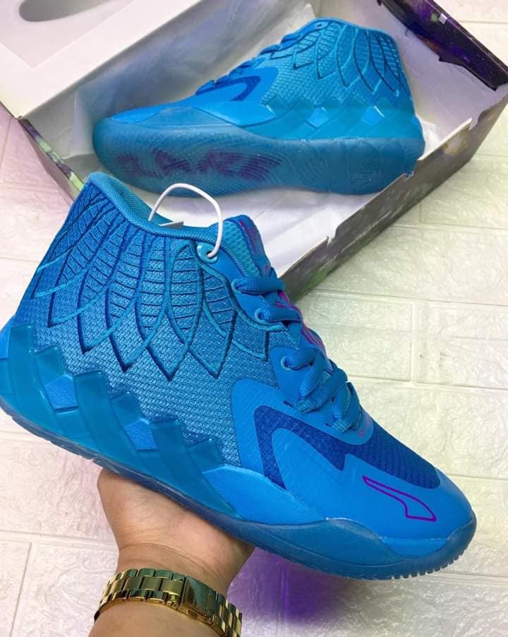 lamelo ball teal shoes