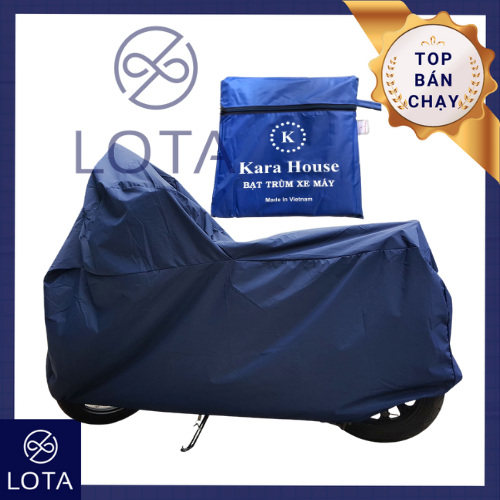 ÁO TRÙM XE MÁY KARA HOUSE VẢI DÙ DÀY bạt phủ xe mô tô cao cấp chống nắng che mưa ngăn bụi hạn chế trầy xước Karahouse tấm cách nhiệt yên xe honda