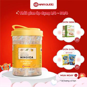 Thực phẩm bổ sung Kẹo Gừng Ningica - Hũ 200 viên ngậm