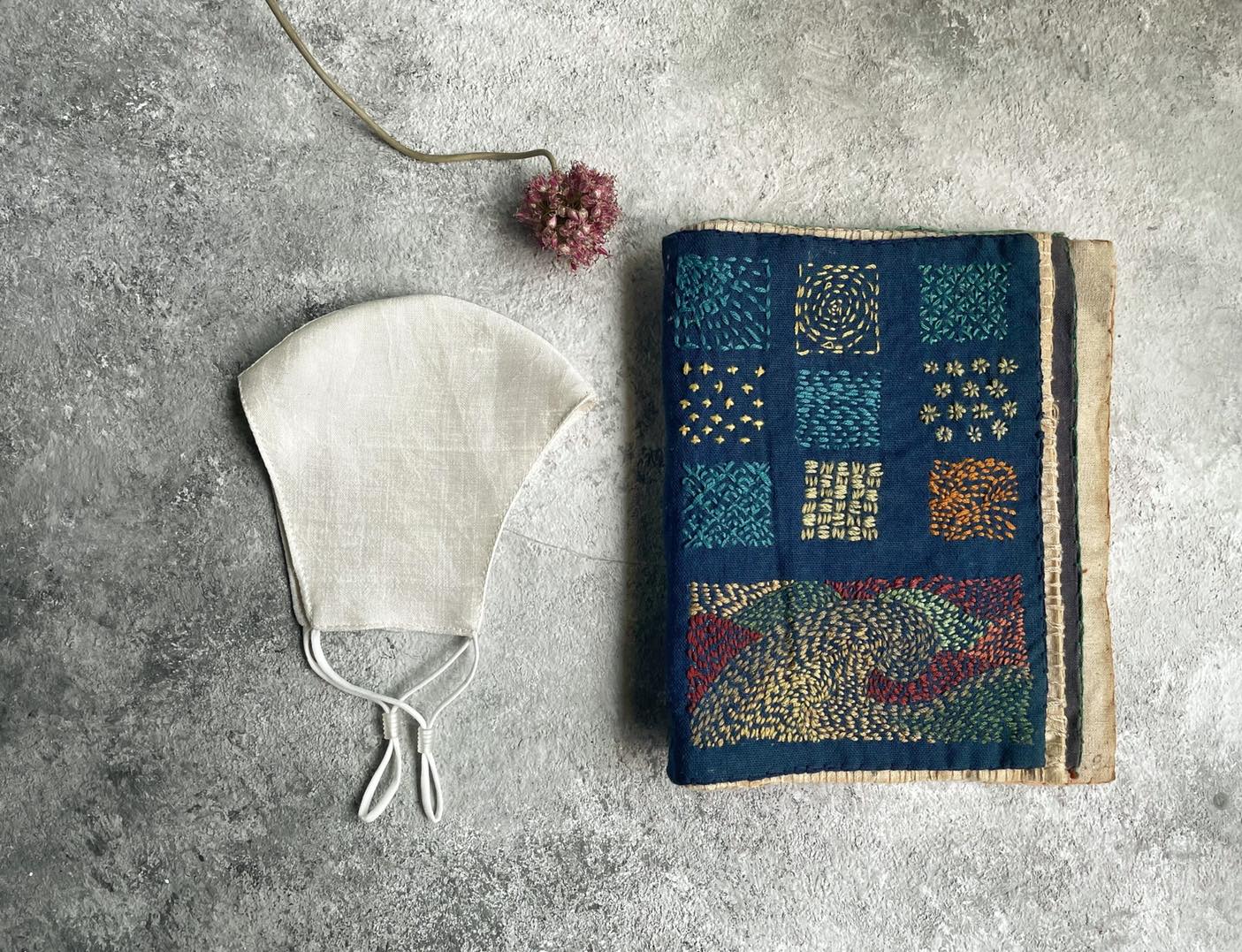 Khẩu trang 100% tơ tằm dệt tay