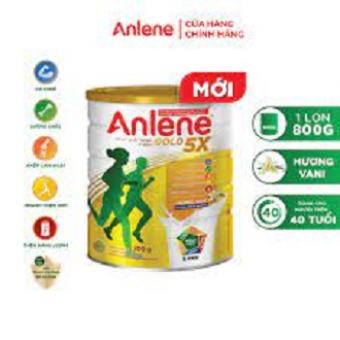 Sữa bột Anlene Gold 5X hương vani lon 800g.