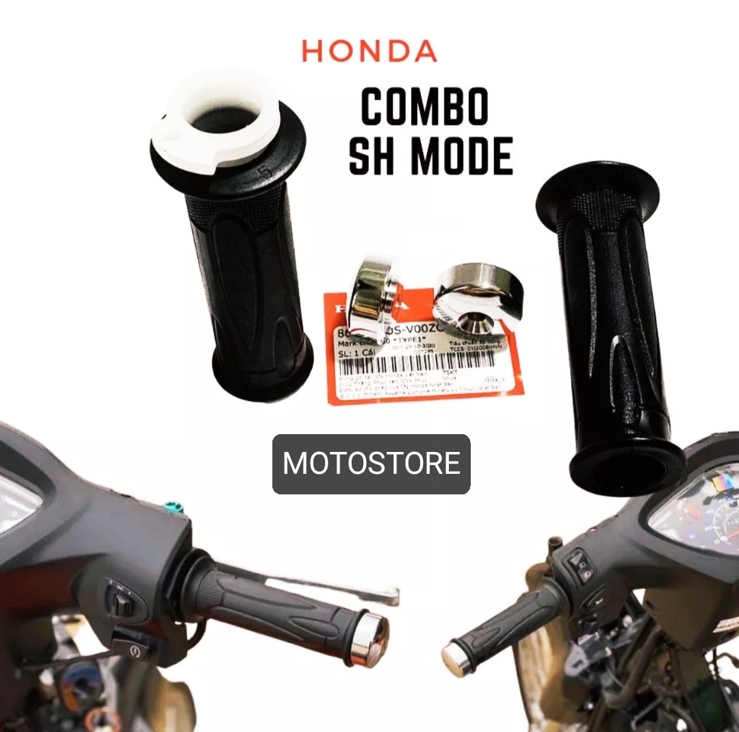 Tay nắm và gù inox gắn Wave, nhiều dòng xe kiểu sh mode