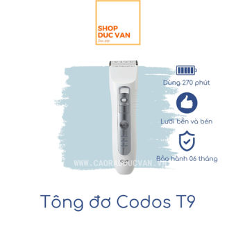 Tông đơ cắt tóc Codos CHC-T9 dành cho cá nhân, gia đình cắt tóc tại nhà, mẫu bản mới nhất năm nay [ Shop Đức Vân ]
