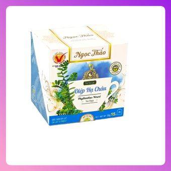 Hộp trà diệp hạ châu Ngọc Thảo | 15 túi lọc