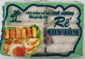 Chả giò rế con tôm Quê Hương gói 400gr - 24 cuốn- Hàng đông lạnh- Giao hoả tốc 2h HCM