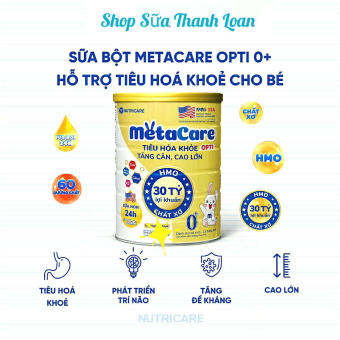 (Mẫu Mới) Sữa Bột Nutricare MetaCare Opti 0+ 400g (Cho Trẻ Từ 0-12 Tháng).