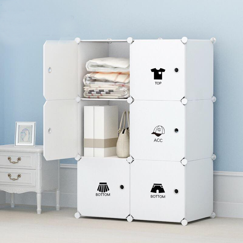 [HCM]Tủ nhựa ghép 6 ô trắng icon sản phẩm tốt chất lượng cao cam kết như hình độ bền cao