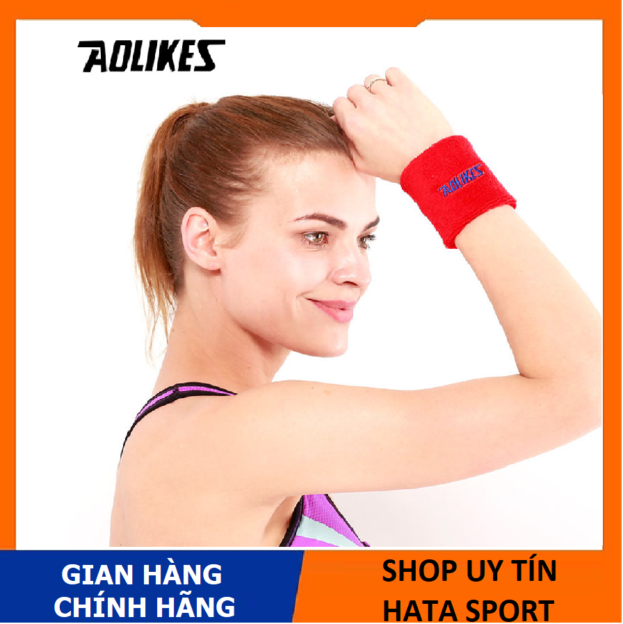 (HÀNG CHÍNH HÃNG) Cuốn cổ tay thấm mồ hôi 8cm Aolikes AL0235, băng bảo vệ cổ tay, Băng thấm mồ hôi, băng đầu gối thể thao, băng đeo cổ tay, Cuốn cổ tay, Cuốn cổ tay thấm mồ hôi, Thấm mồ hôi, Đeo tay tennis, Đeo tay thấm mồ