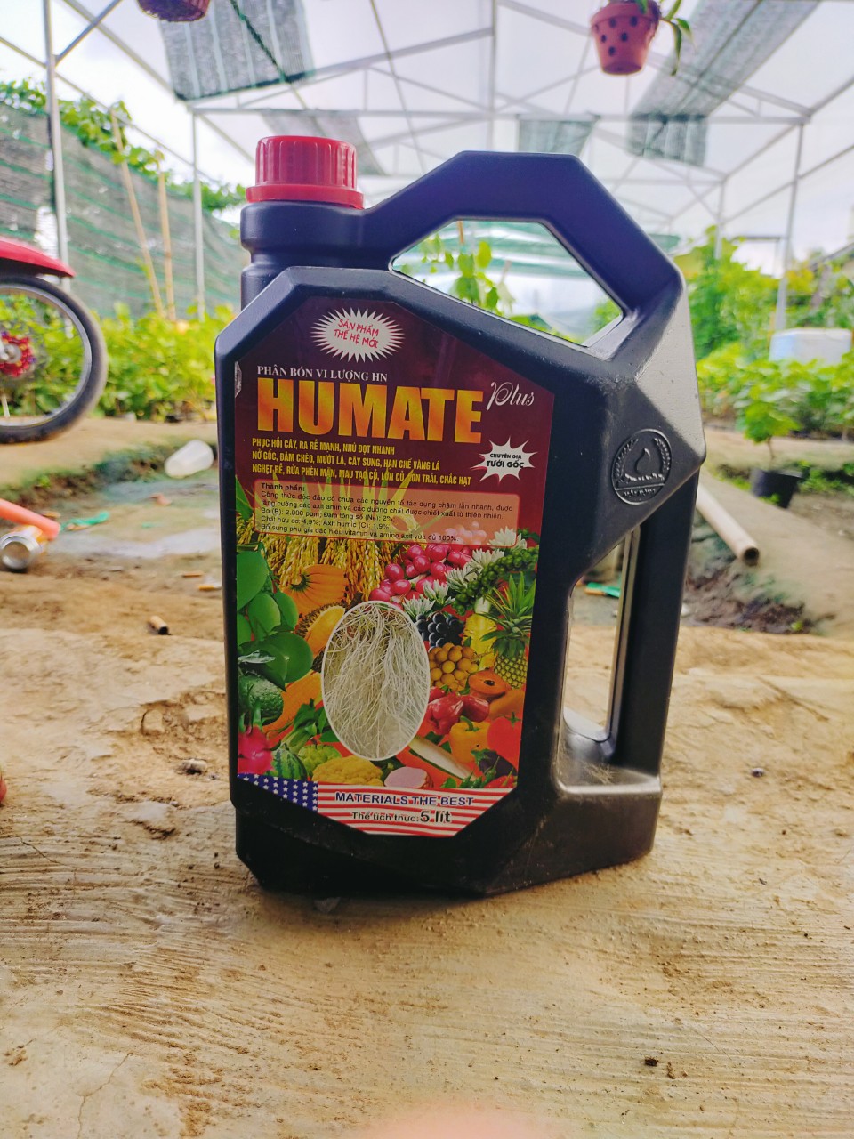Phân bón Humic Humate vi lượng hữu cơ phục hồi cây ra rễ mạnh PB10