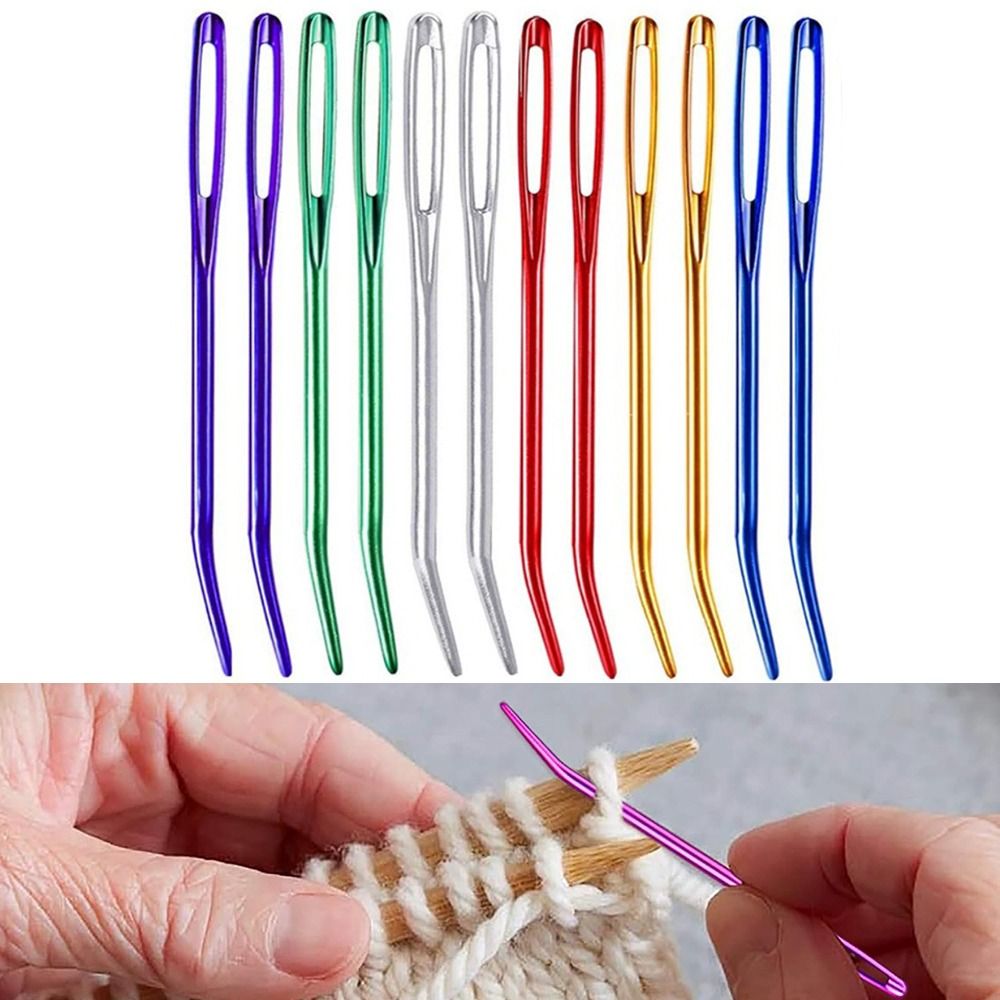 15mm/20mm/25mm Crochet Hooks Circular Bamboo Thick Knitting Needles Double  Pointed Yarn Dyed Sewing Tools Knitting Accessory