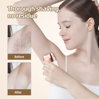 Ckeyin tẩy lông điện có thể sạc qua usb chuyên nghiệp xách tay máy cạo lông cho nữ hai đầu máy cạo lông máy cạo râu cho chân và nách phụ nữ dao cạo lông mày shaper máy tỉa lông mũi mặt râu nách riêng tẩy lông trên cơ thể cho bikini