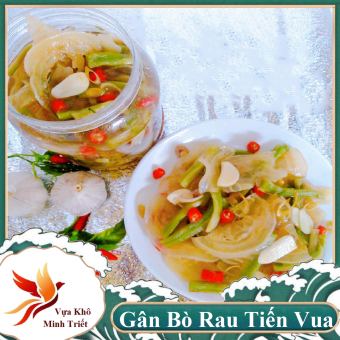 Gân Bò Muối Rau Tiên Vua Loại 1 Chua Ngọt Ngon Vị Vừa Ăn- VỰA KHÔ MINH TRIẾT
