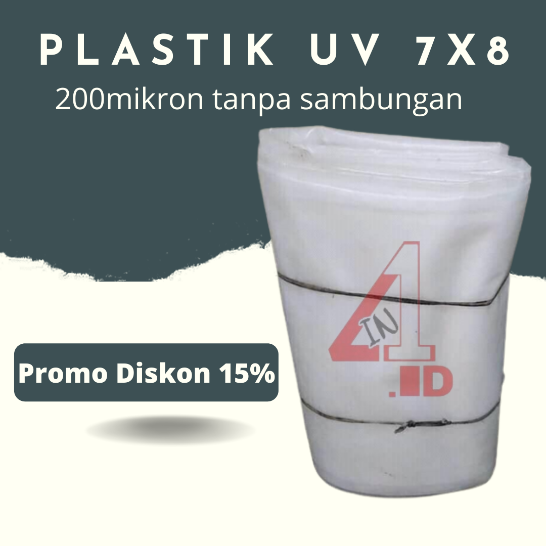 Uv Plastic 7X8 Meters 200 Micron/Thick Fish Pond Plastic/Cast Plastic/Multipurpose Harga 49,000 rupiah*Gratis Ongkir