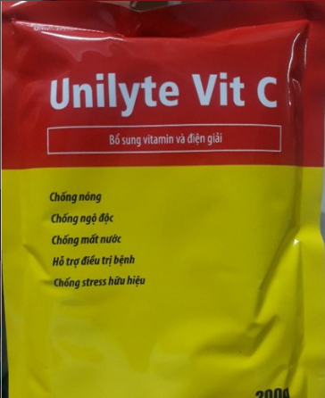 200gram Unilyte Vit C - Bổ sung vitamin và điện giải cho vật nuôi
