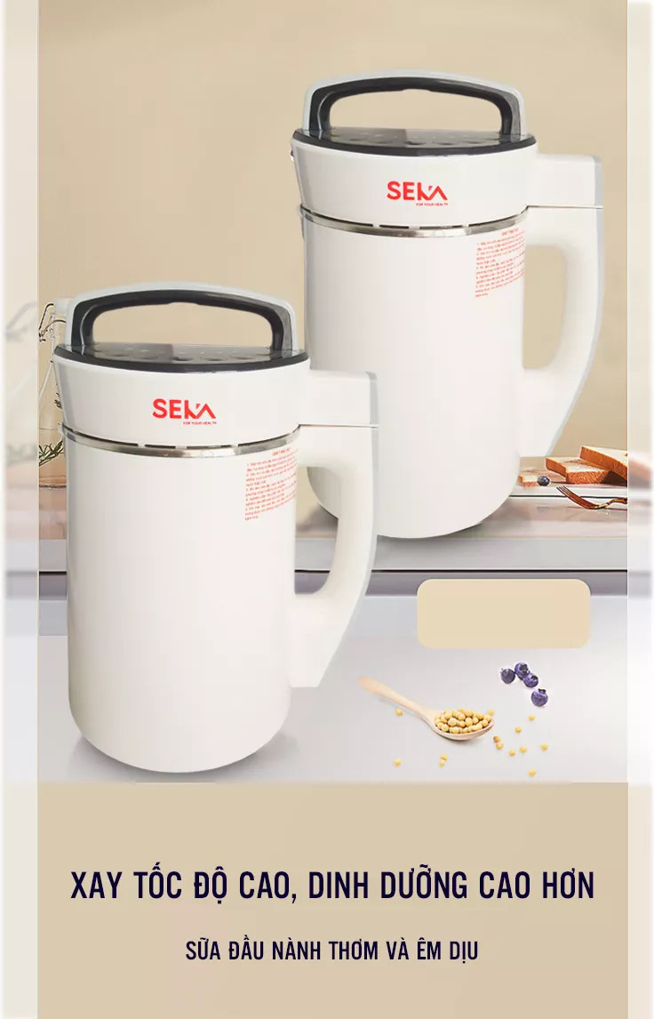 Máy làm sữa hạt đa năng seka - máy xay nấu đa năng seka - hàng chính hãng