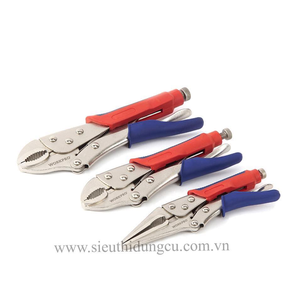 Bộ kìm bấm chết 3 chi tiết workpro w001308