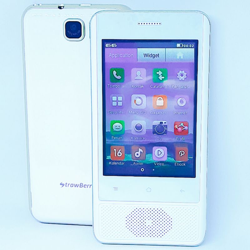 Strawberry Maroko - 3.5 Inch touchscreen - Big Speaker - Bluetooth - Up To 16GB - dual sim - Radio FM / Hp unik / hp murah Harga 209,000 rupiah*Gratis Ongkir