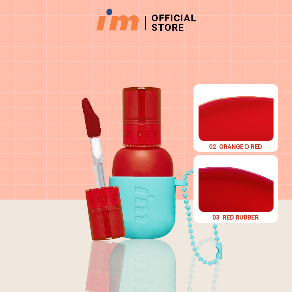 Son Tint Siêu Lì I'm Meme Color Key Ring Water Gel Tint 2.8g