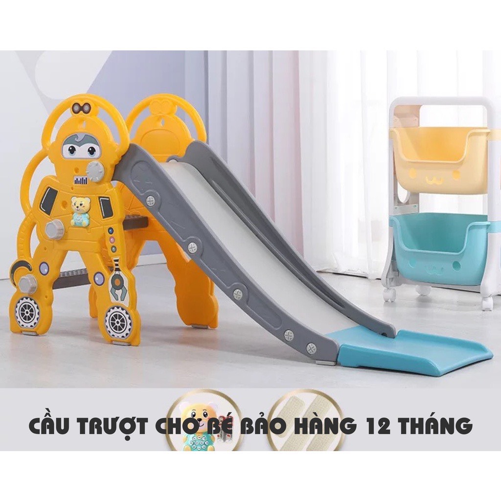 CẦU TRƯỢT CHO BÉ - CẦU TUỘT CHO BÉ - MẪU ROBOT  - PONY - HỒ LY CAO CẤP MÁNG DÀI BẢO HÀNG 12 THÁNG
