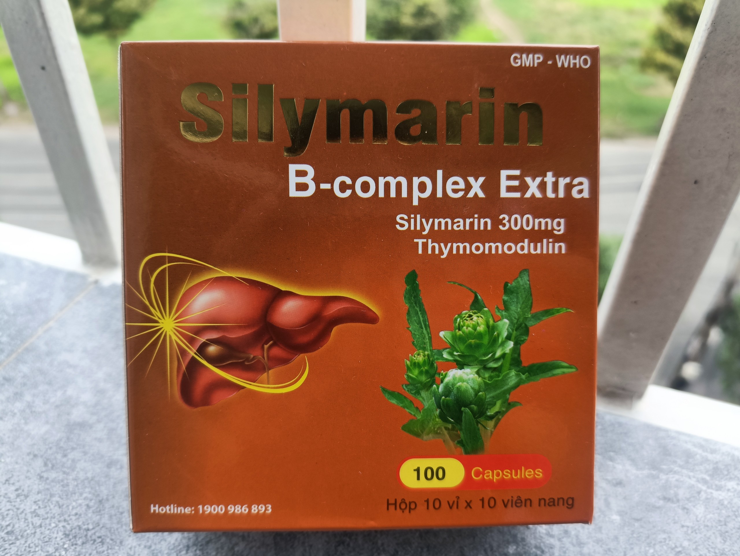 Viên uống bổ gan silymarin b-complex extra - hộp 100v