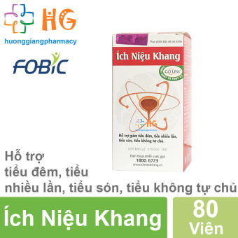 Ích Niệu Khang - Hỗ trợ giảm tiểu đêm, tiểu nhiều lần, tiểu són, tiểu không tự chủ (Lọ 80 viên)