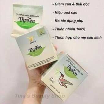 GIẢM CÂN VY VÀ TEA HÀNG CHÍNH HÃNG HỘP 15 GÓI